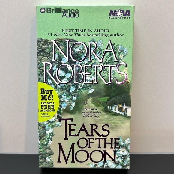 Nora Roberts Tears of the Moon 2nd in Irish Trilogy Audiobook 4 Cassettes NIB - Picture 8 of 8